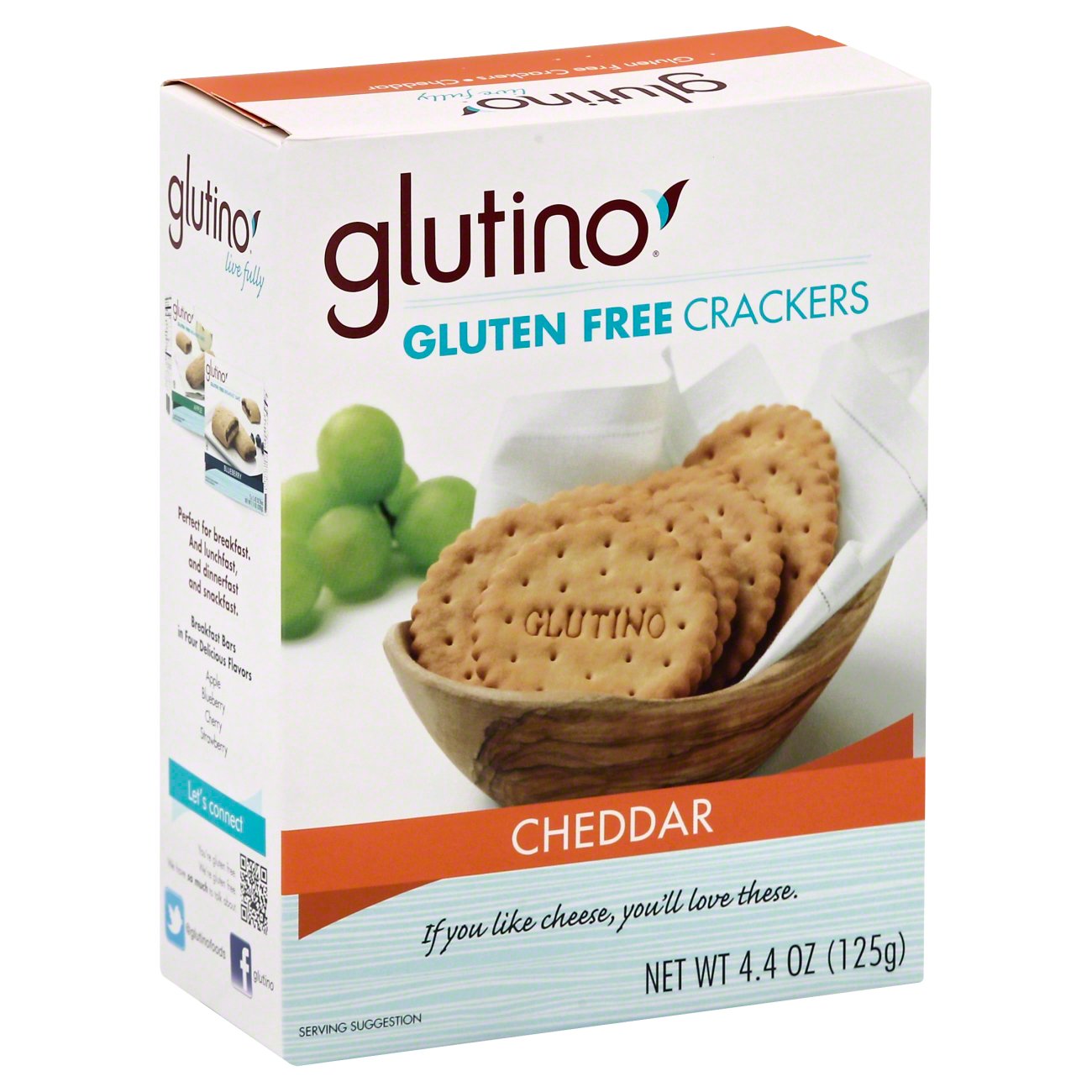Glutino Cheddar Crackers Shop Snacks & Candy at HEB