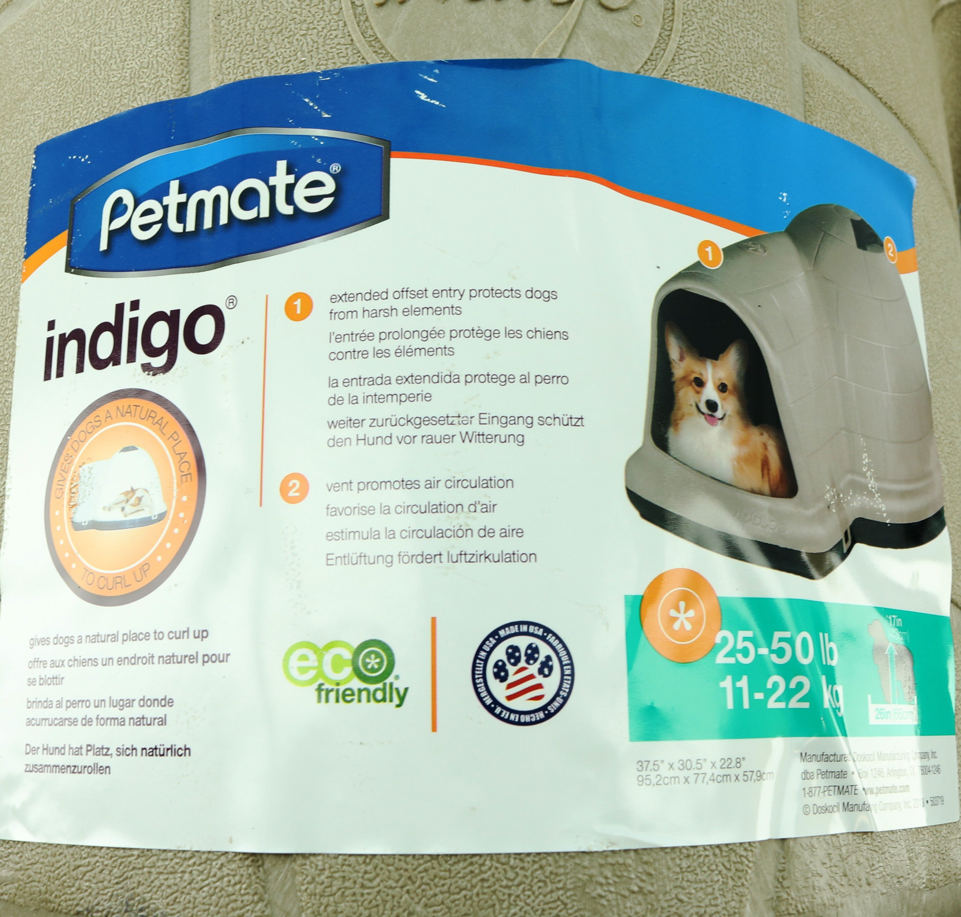 Petmate indigo dog cheap house with microban