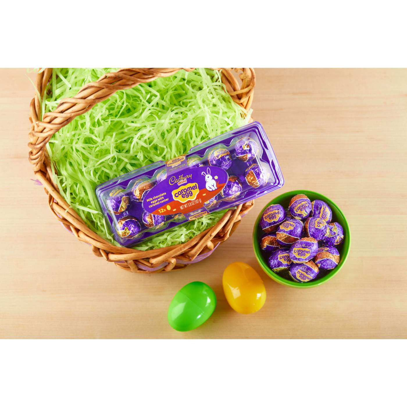 Cadbury Mini Caramel Egg Milk Chocolate Easter Candy; image 5 of 7