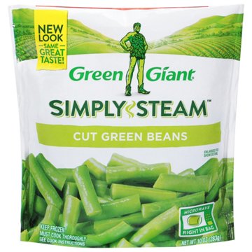 Green Giant Simply Steam Cut Green Beans, 10 oz