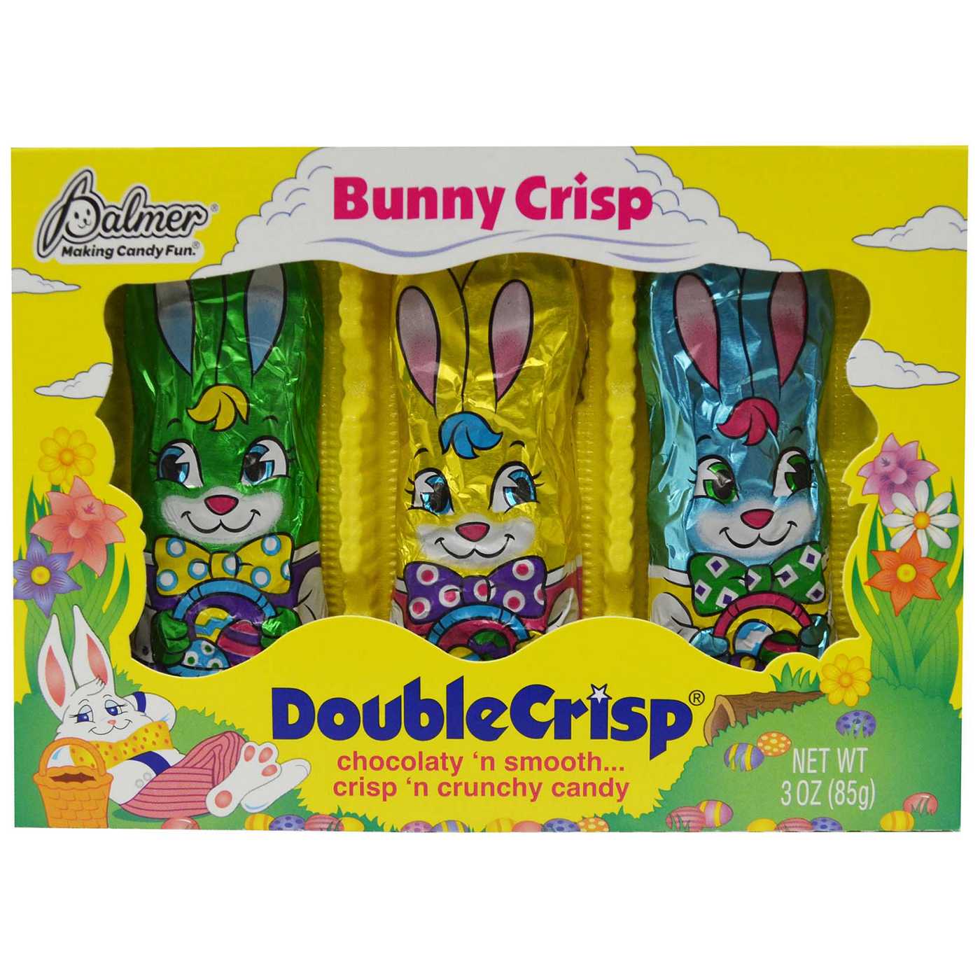 Palmer Double Crisp Chocolate Bunnies Easter Candy; image 1 of 2