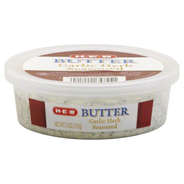 HEB Seasoned Garlic Herb Butter Shop Butter & Margarine at HEB
