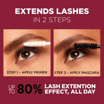L'Oréal Paris Double Extend Tubing Mascara Lengthening in 2 Steps Blackest Black
