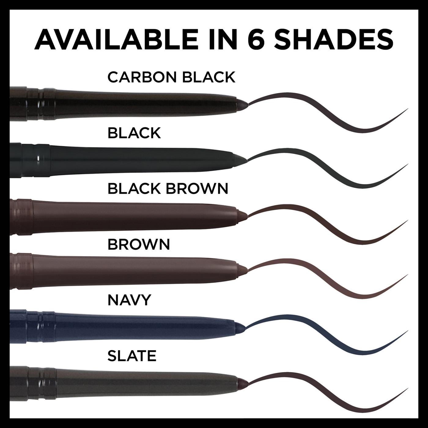 L'Oréal Paris Infallible Never Fail Pencil Eyeliner with Built in Sharpener Carbon Black; image 7 of 7