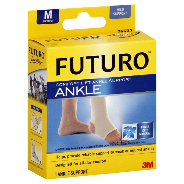 Futuro Comfort Lift Mild Ankle Support Medium - Shop Sleeves & Braces ...