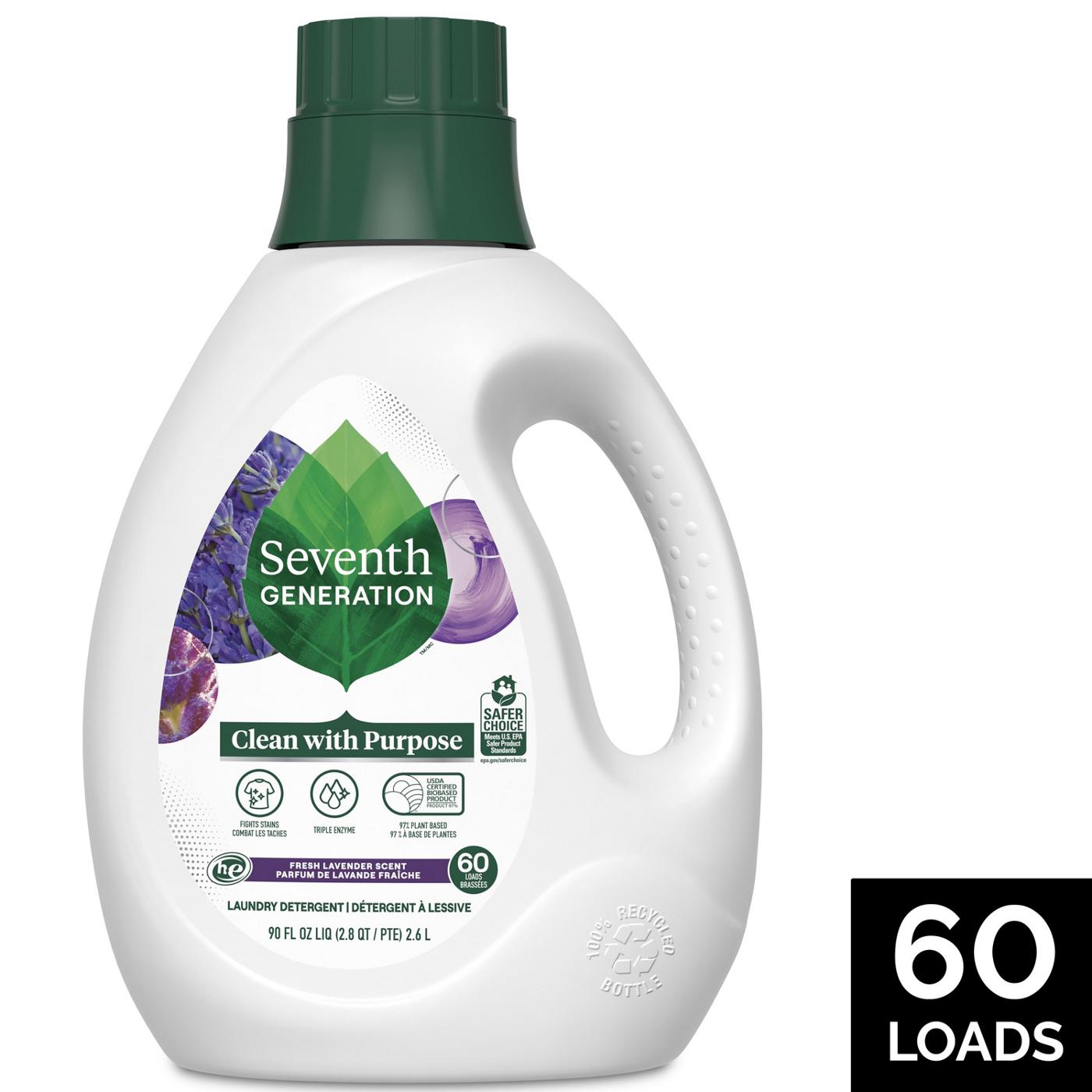 Seventh Generation Liquid Laundry Detergent - Lavender; image 4 of 15