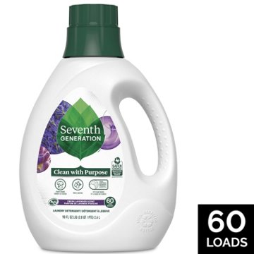 Seventh Generation Liquid Laundry Detergent - Lavender, 90 oz