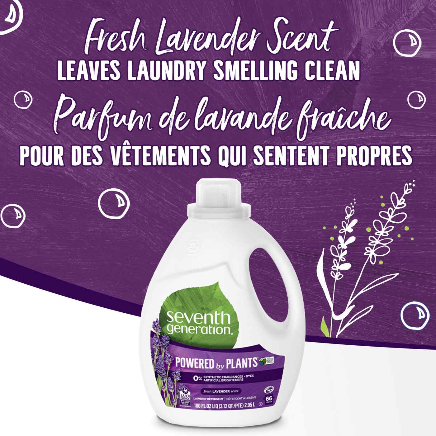Seventh Generation Liquid Laundry Detergent - Lavender; image 6 of 15