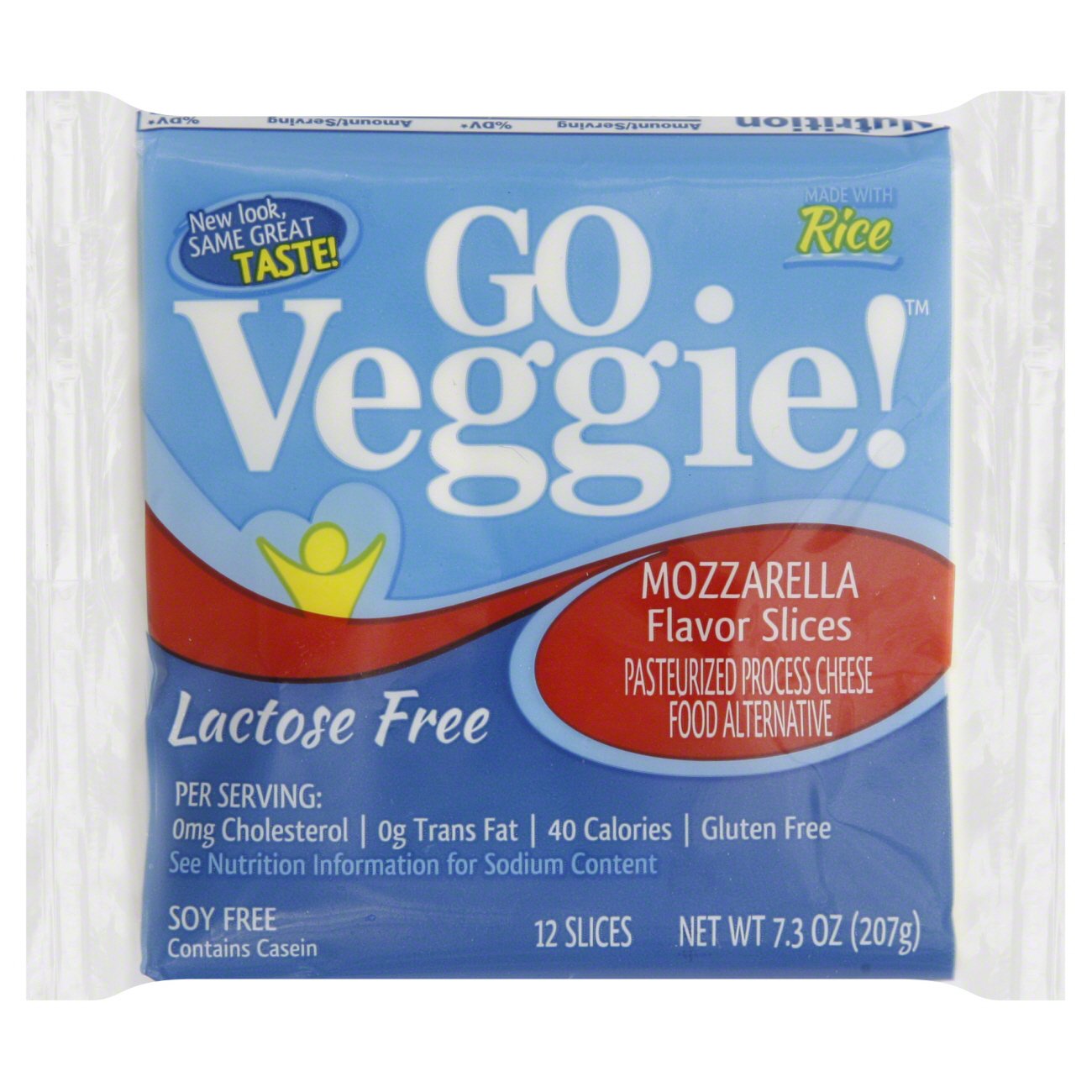 Go Veggie! Mozzarella Flavor Slices Pasteurized Process Cheese Food Alternative Shop Tofu