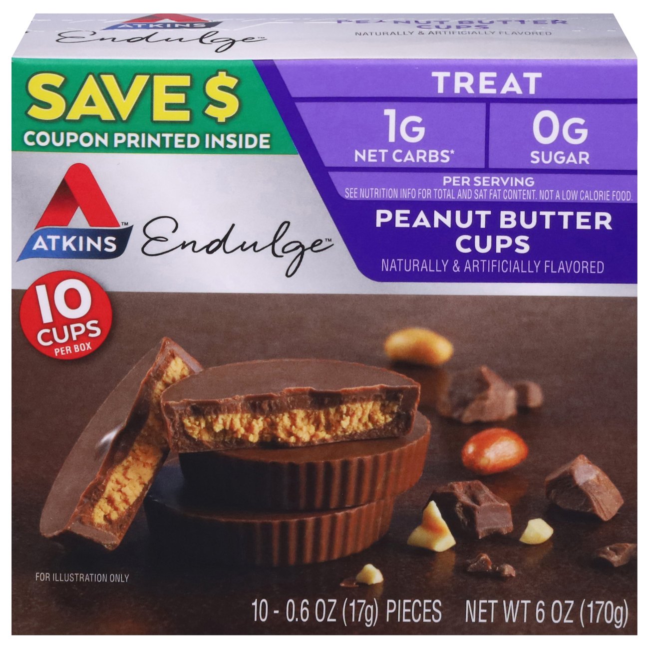 Atkins Endulge Peanut Butter Cup Treat Shop Diet & Fitness at HEB
