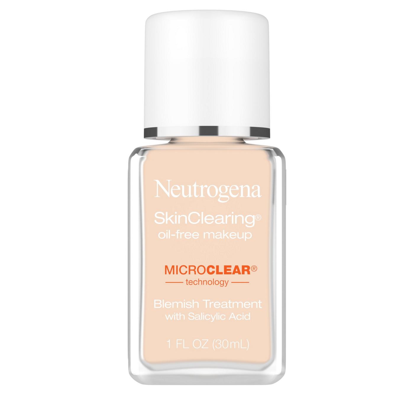 Neutrogena SkinClearing 10 Classic Ivory Oil-Free Makeup; image 1 of 8