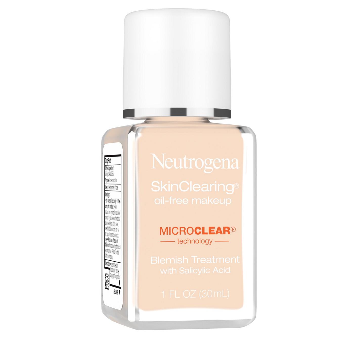 Neutrogena SkinClearing 10 Classic Ivory Oil-Free Makeup; image 2 of 8