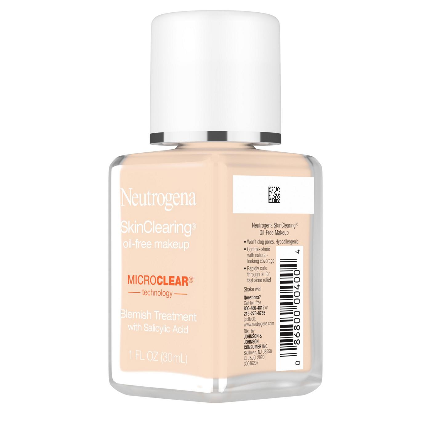 Neutrogena SkinClearing 10 Classic Ivory Oil-Free Makeup; image 8 of 8