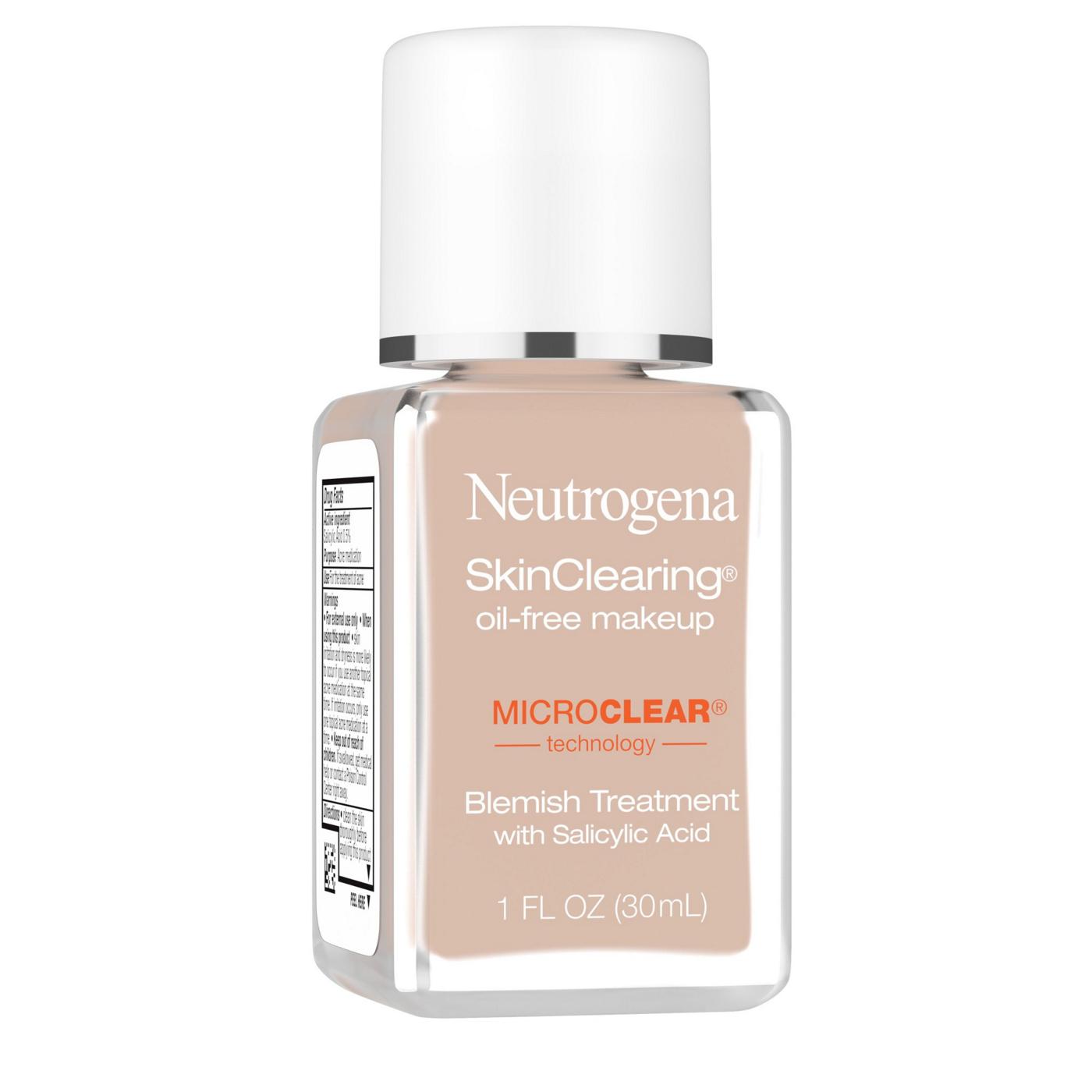 Neutrogena SkinClearing 20 Natural Ivory Oil-Free Makeup; image 2 of 8