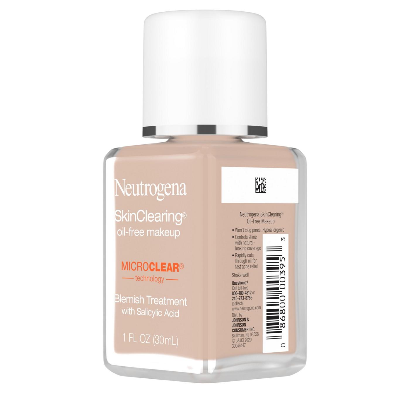 Neutrogena SkinClearing 20 Natural Ivory Oil-Free Makeup; image 4 of 8