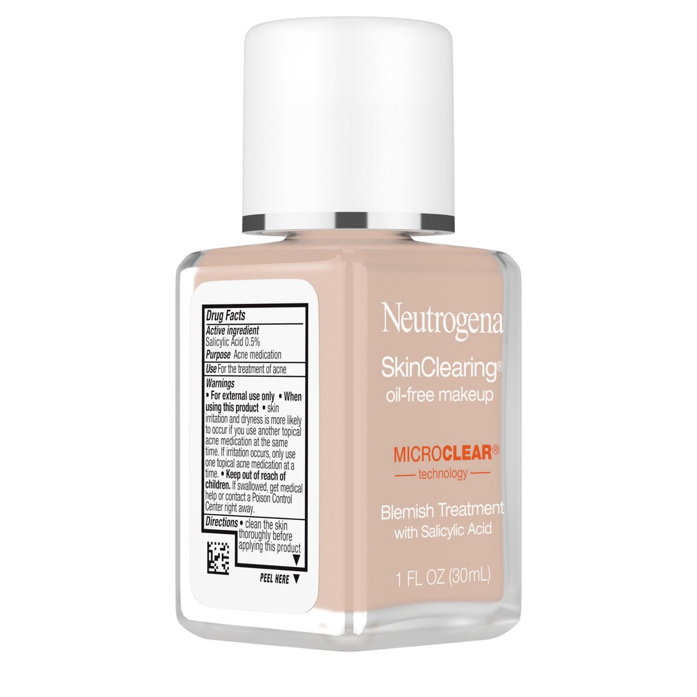 Neutrogena SkinClearing 20 Natural Ivory Oil-Free Makeup; image 4 of 8