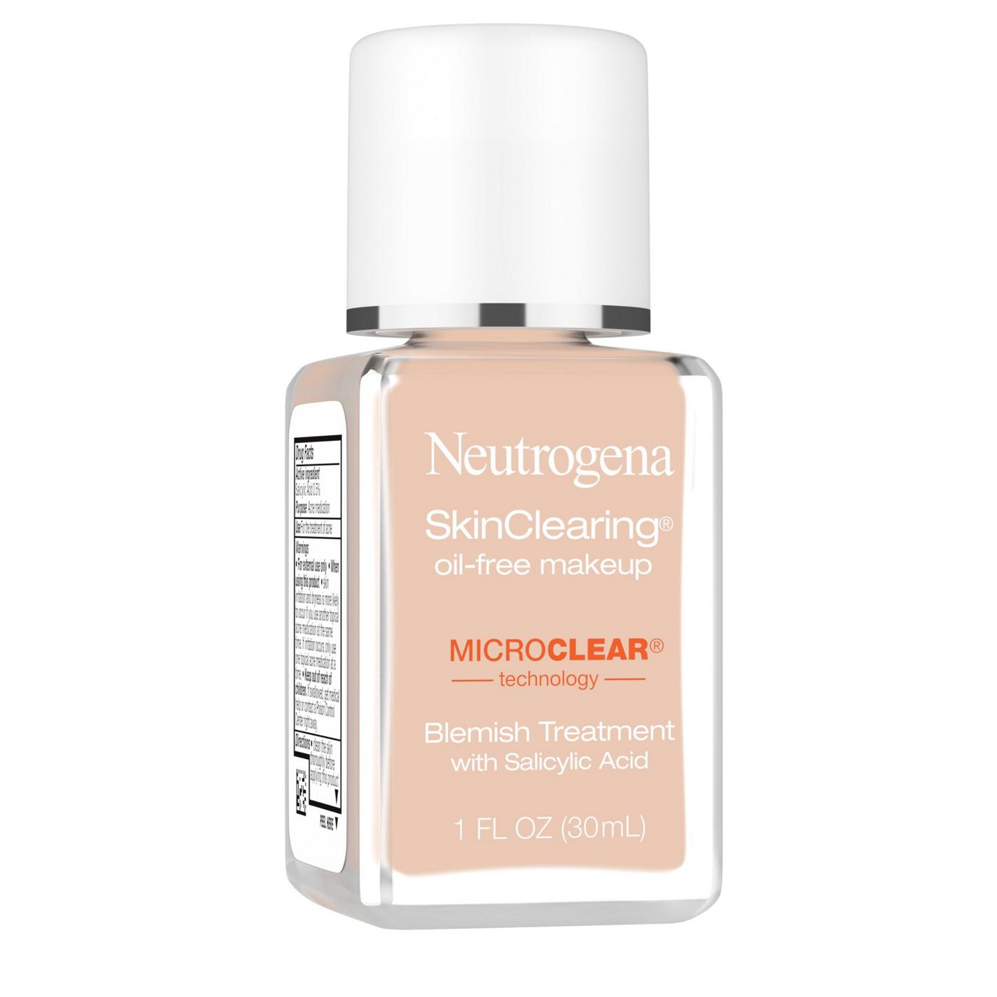 Neutrogena SkinClearing 50 Soft Beige Oil-Free Makeup; image 5 of 8