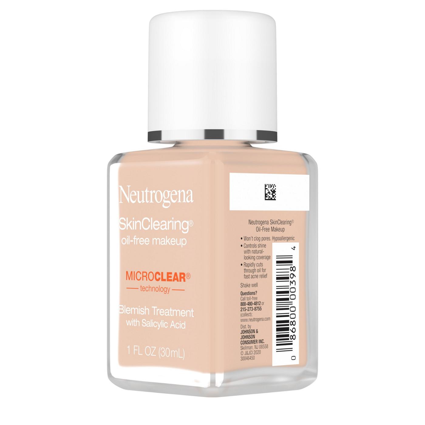 Neutrogena SkinClearing 50 Soft Beige Oil-Free Makeup; image 8 of 8
