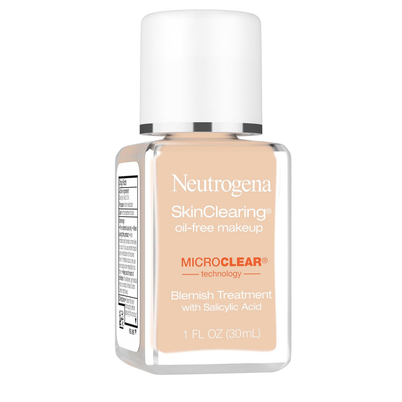 Neutrogena SkinClearing 60 Natural Beige Oil-Free Makeup; image 7 of 7