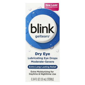 Blink GelTears Lubricating Dry Eye Drops, 0.34 oz