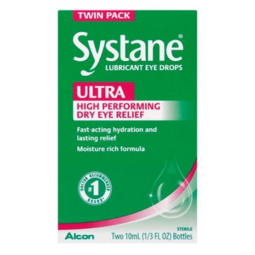 Systane Ultra Dry Eye Relief Drops, 2 pk
