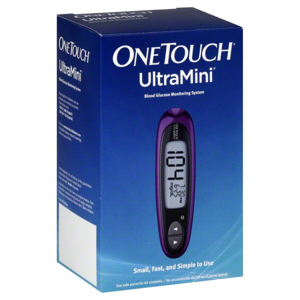 One Touch UltraMini Blood Glucose Monitoring System Purple Twilight