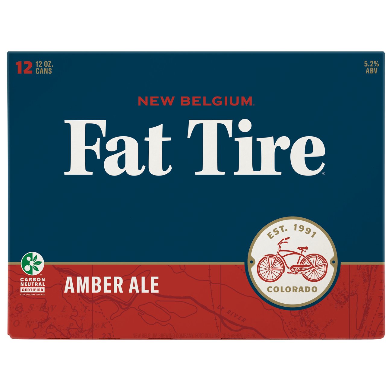 New Belgium Fat Tire Amber Ale Beer 12 oz Cans Shop Beer at HEB