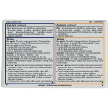 H-E-B Daytime + Nighttime Severe Cold & Flu Caplets - Cool Taste, 24 ct