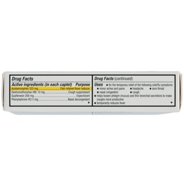 H-E-B Severe Cold & Flu Caplets – Cool Taste, 24 ct