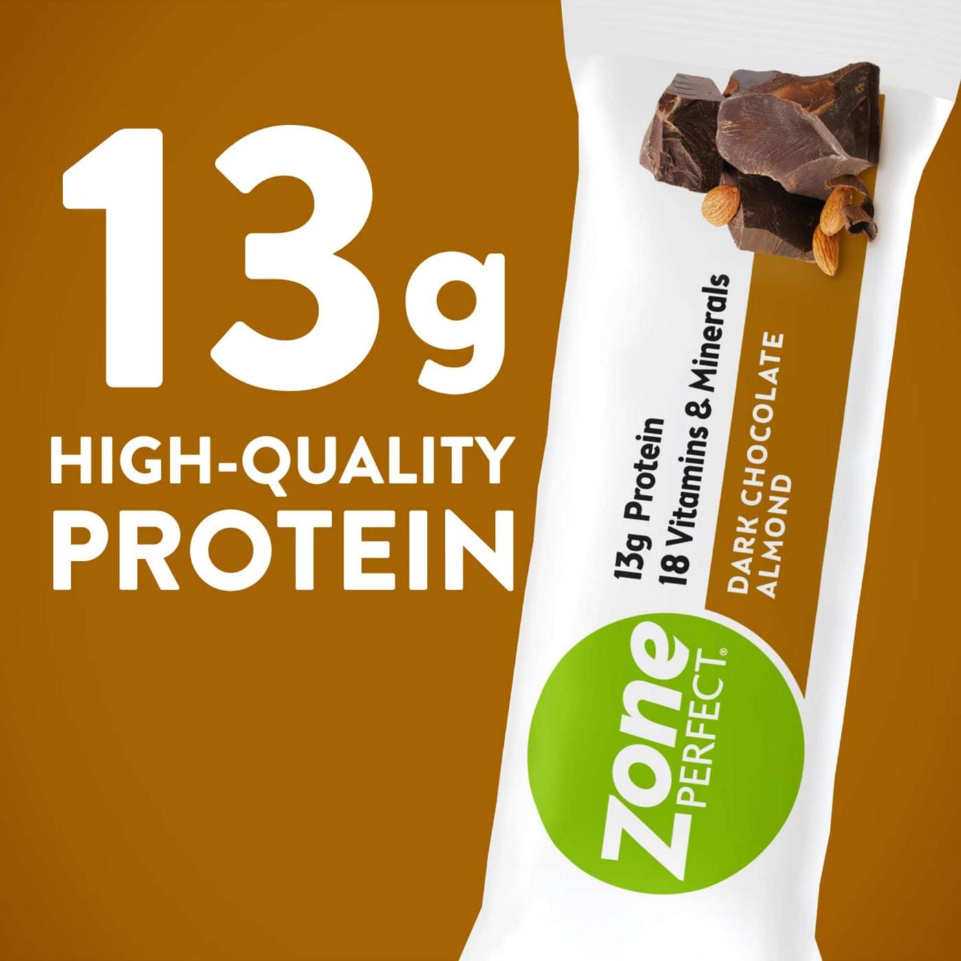 ZonePerfect 12g Protein Bars - Dark Chocolate Almond; image 2 of 6