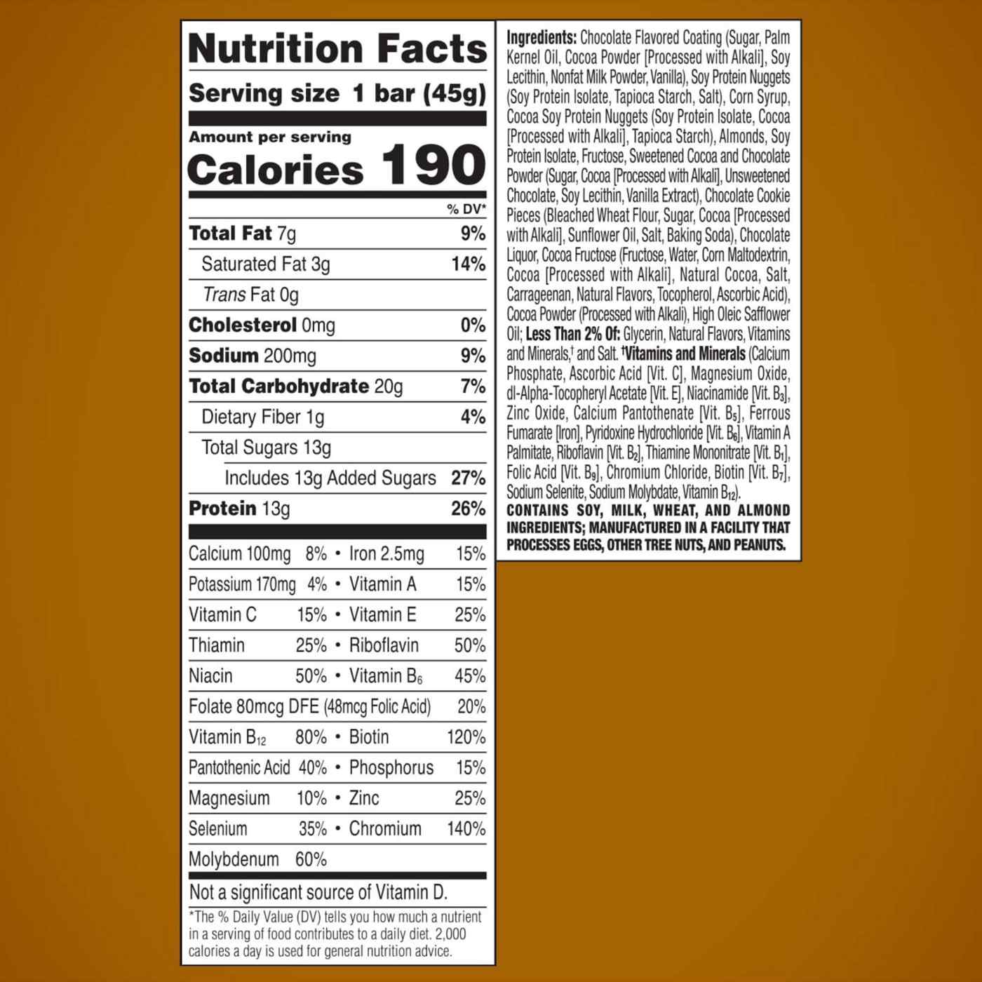 ZonePerfect 12g Protein Bars - Dark Chocolate Almond; image 3 of 6