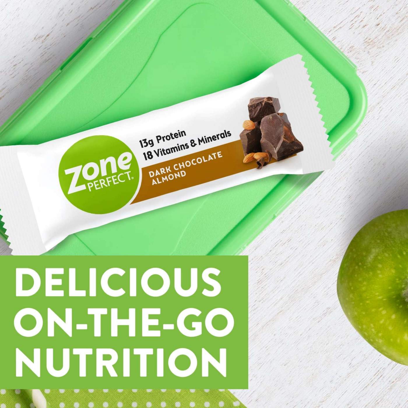 ZonePerfect 12g Protein Bars - Dark Chocolate Almond; image 4 of 6