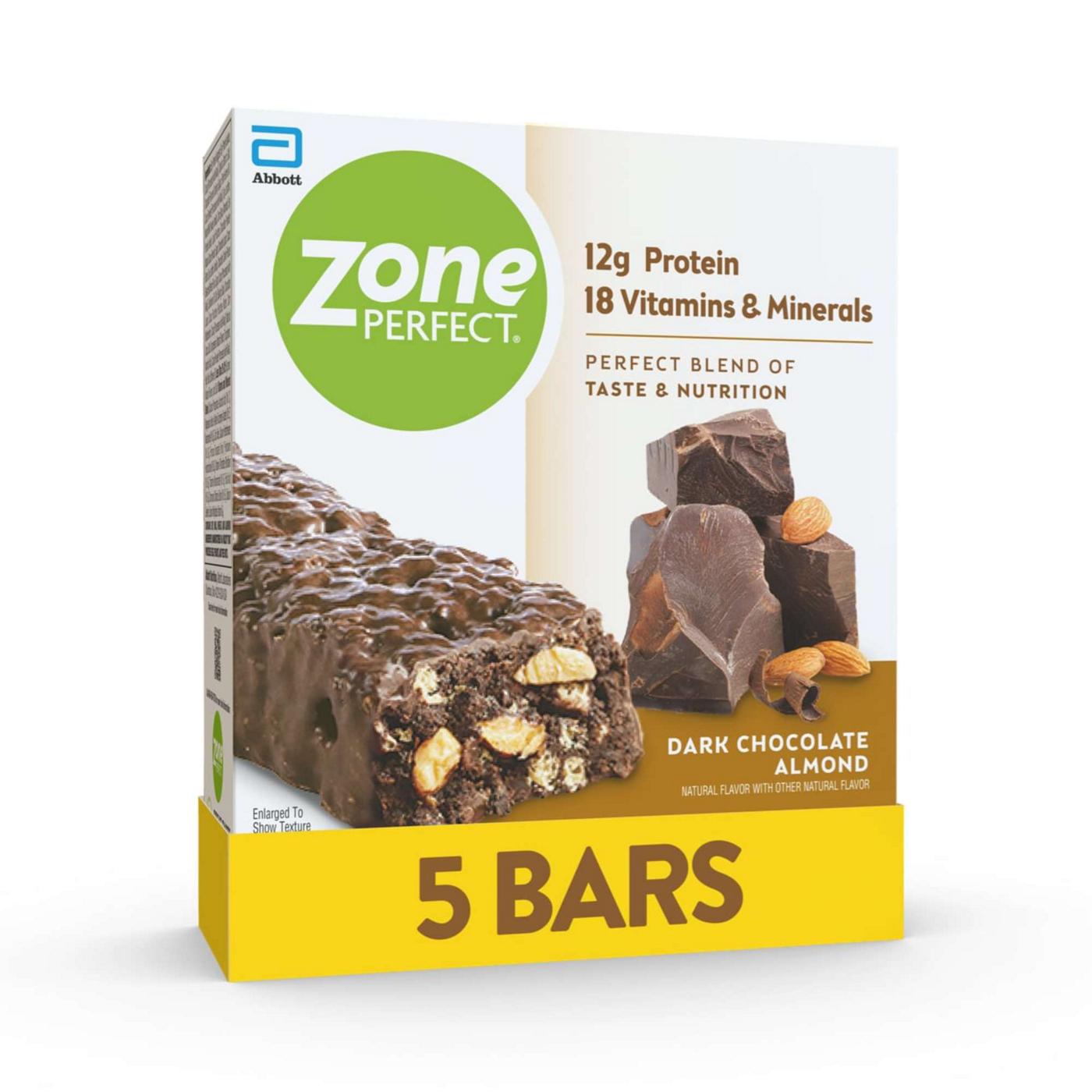ZonePerfect 12g Protein Bars - Dark Chocolate Almond; image 5 of 6