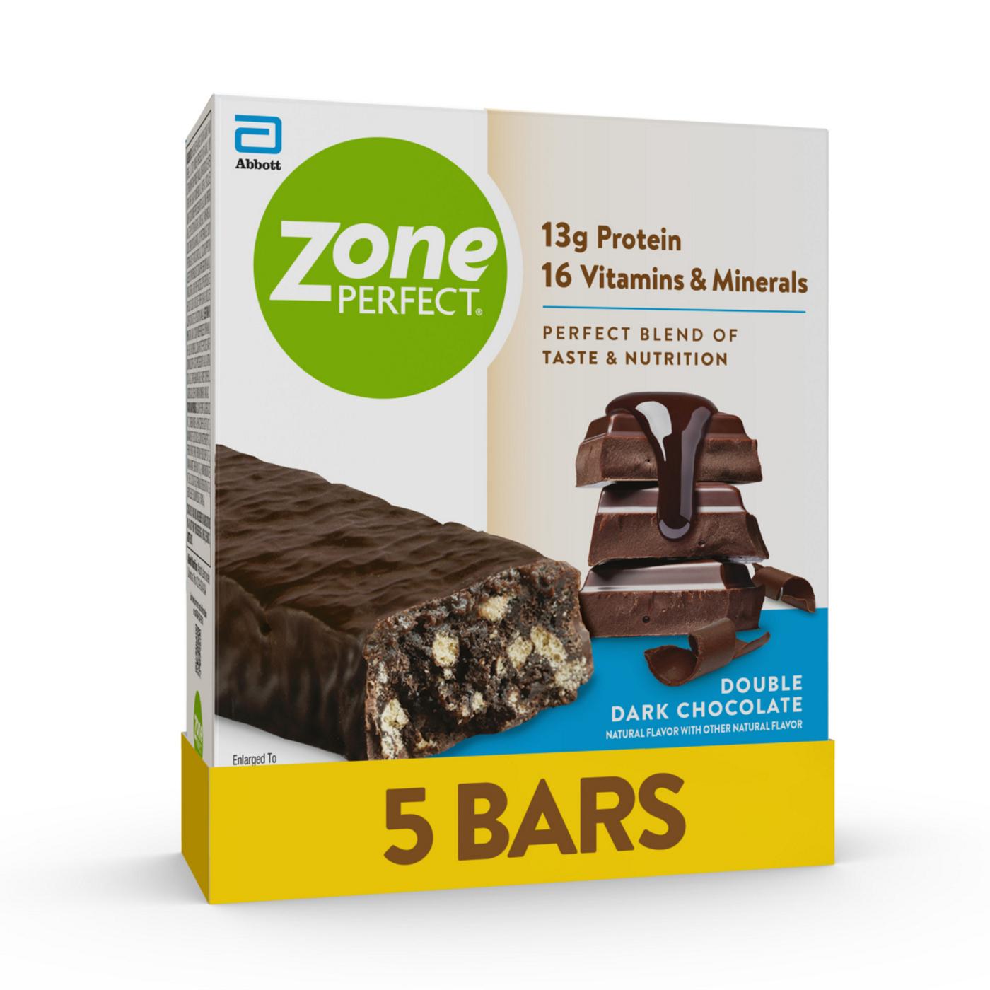 ZonePerfect 12g Protein Bars - Double Dark Chocolate; image 2 of 5