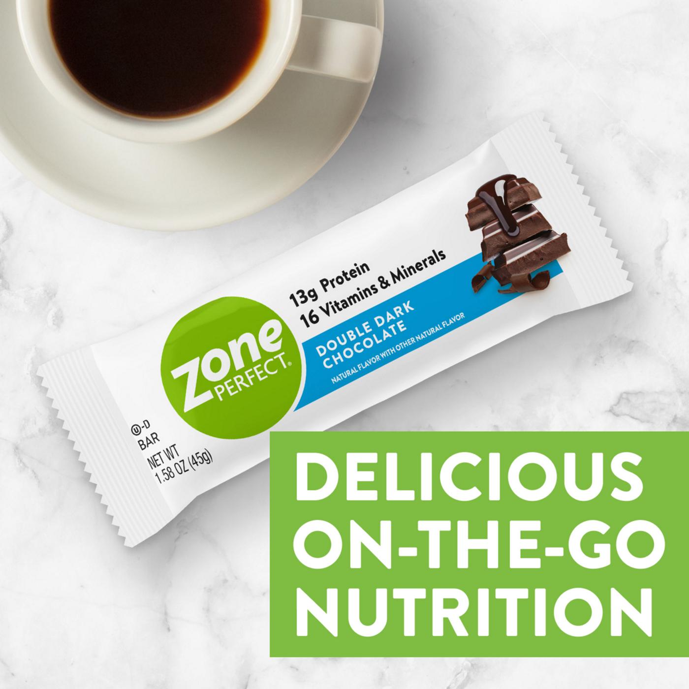 ZonePerfect 12g Protein Bars - Double Dark Chocolate; image 3 of 5