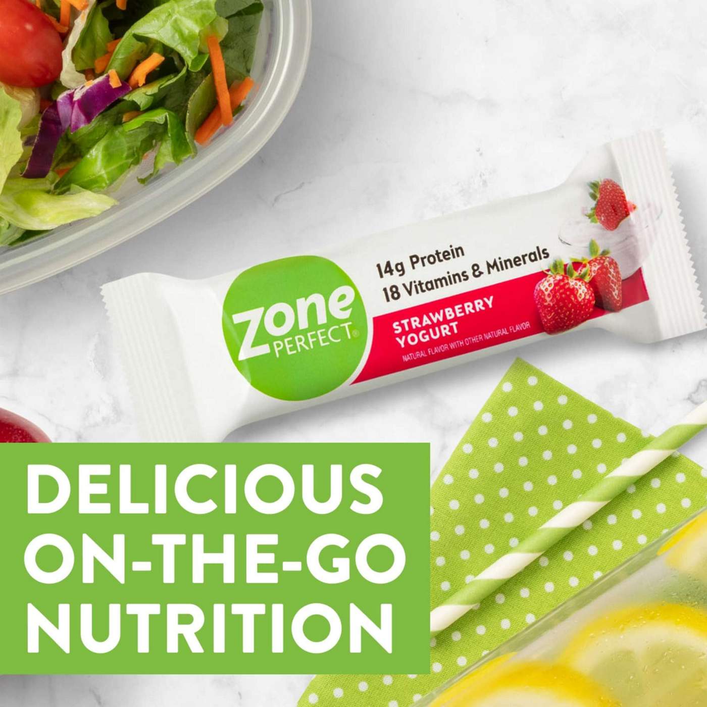 ZonePerfect 14g Protein Bars - Strawberry Yogurt; image 5 of 6