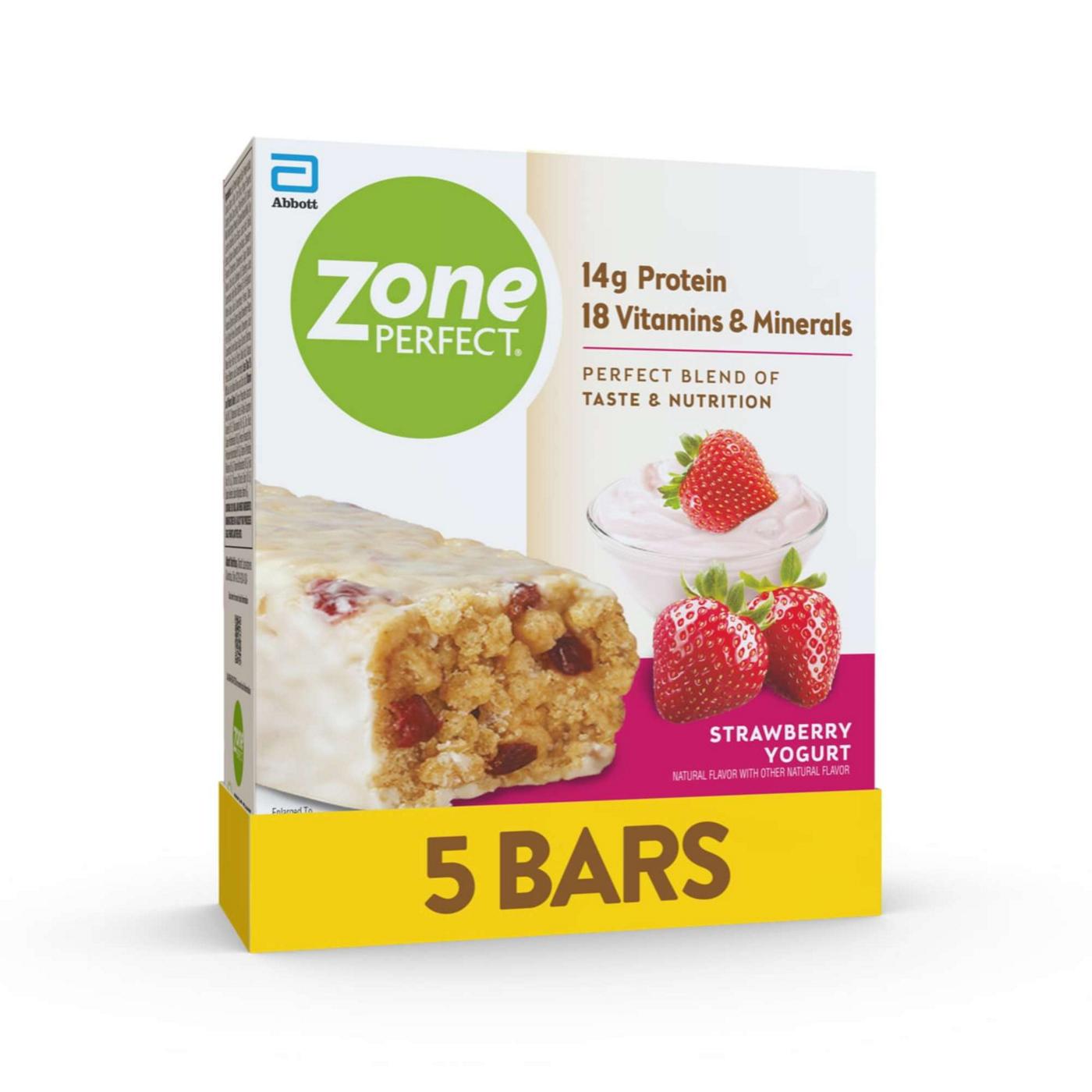 ZonePerfect 14g Protein Bars Strawberry Yogurt Shop Granola & snack