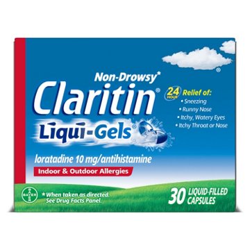 Claritin 24 Hr Non-Drowsy Antihistamine Allergy Liqui-Gels