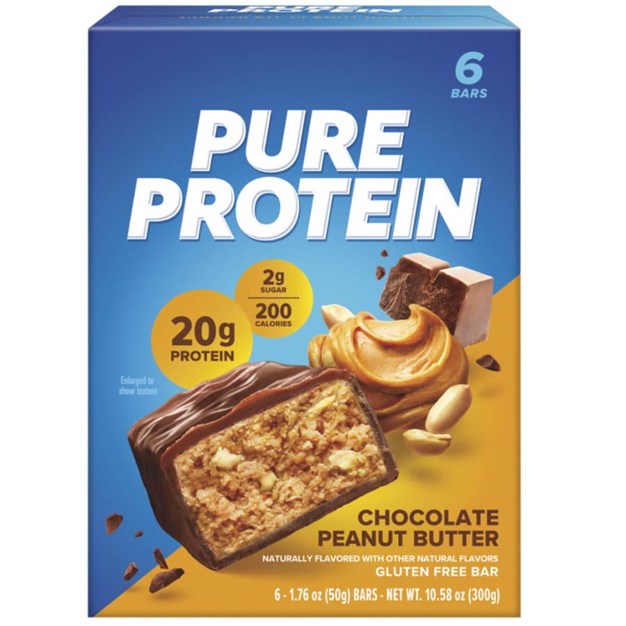 Pure Protein Chocolate Peanut Butter Protein Bars Value Pack Shop