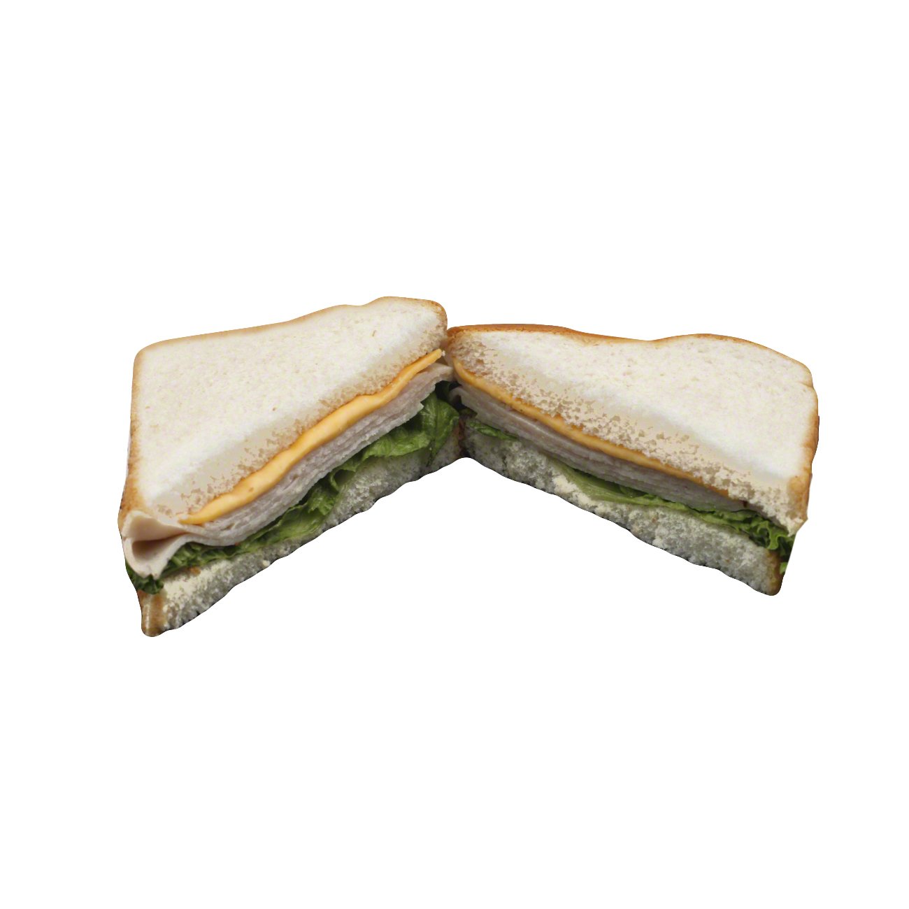 Hill Country Fare Turkey and Cheddar Cheese Sandwich on White Bread Shop Sandwiches at HEB