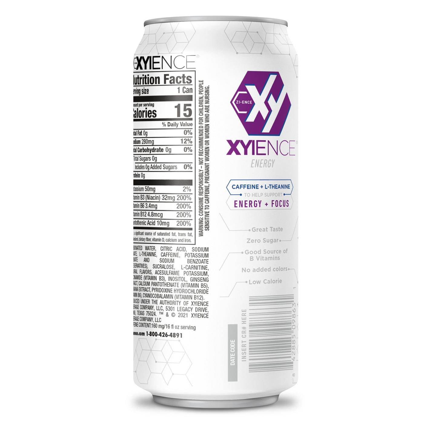 XYIENCE Zero Sugar Energy Drink Blueberry Pomegranate Shop Sports