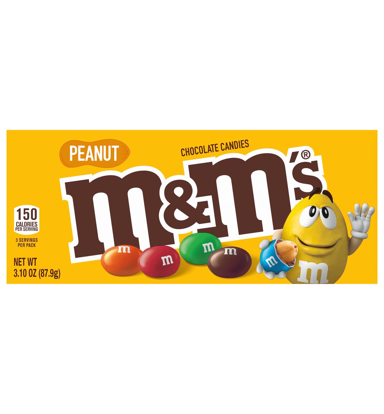 M&M'S Peanut Chocolate Candy Theater Box; image 1 of 7