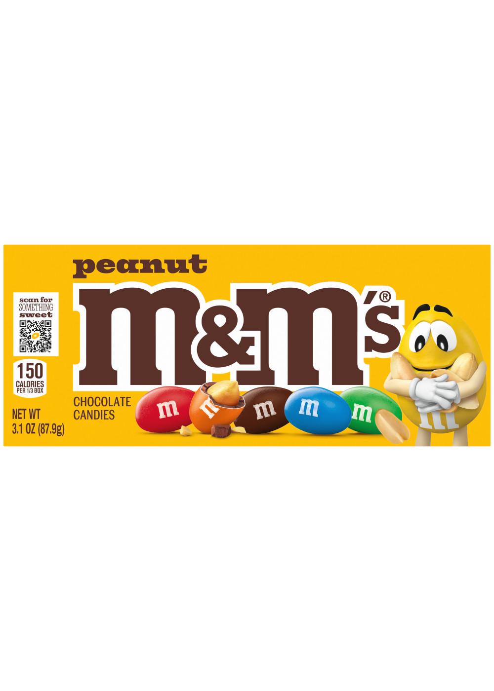 M&M'S Peanut Chocolate Candy Theater Box; image 1 of 7