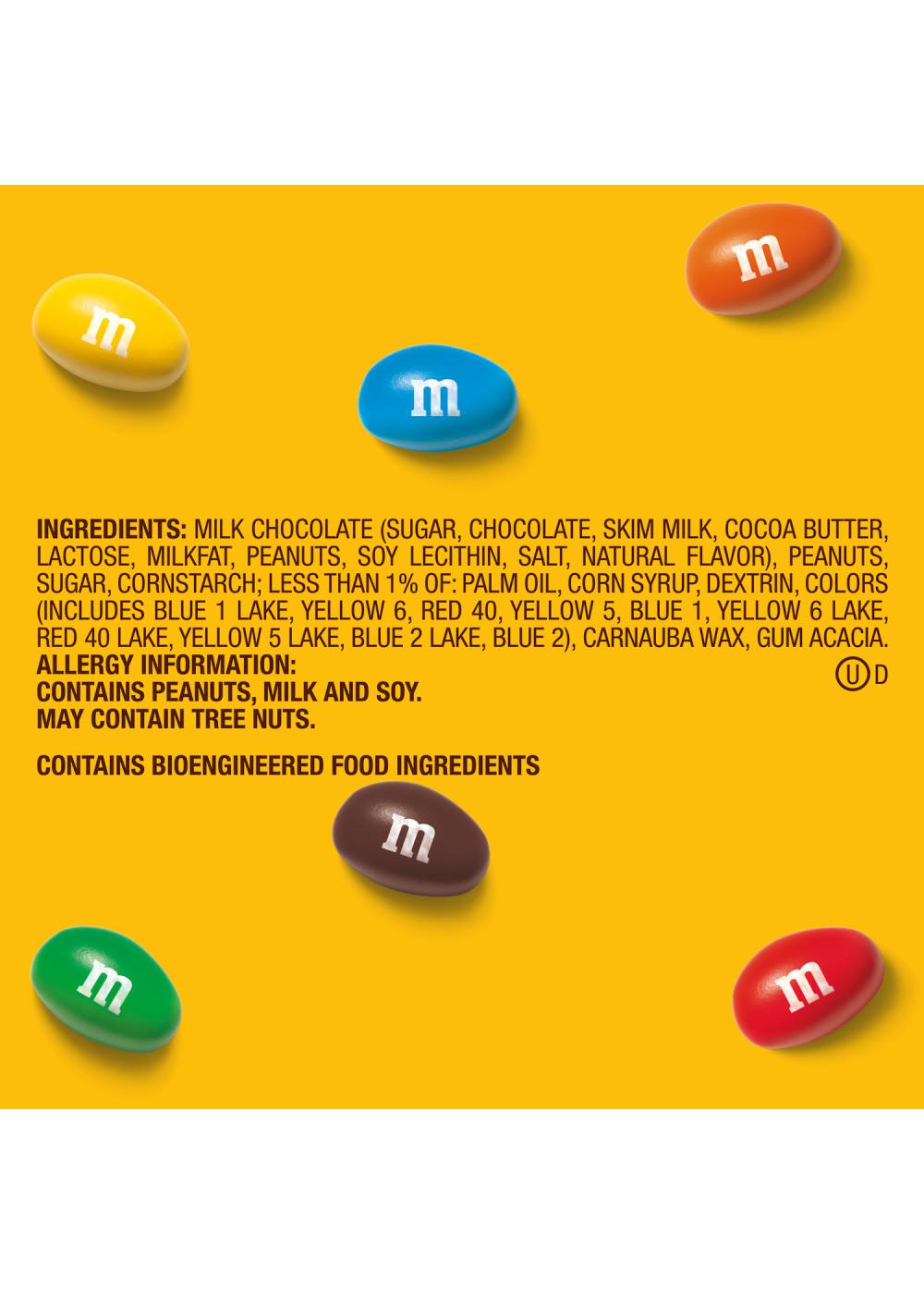 M&M'S Peanut Milk Chocolate Candy Theater Box; image 4 of 10