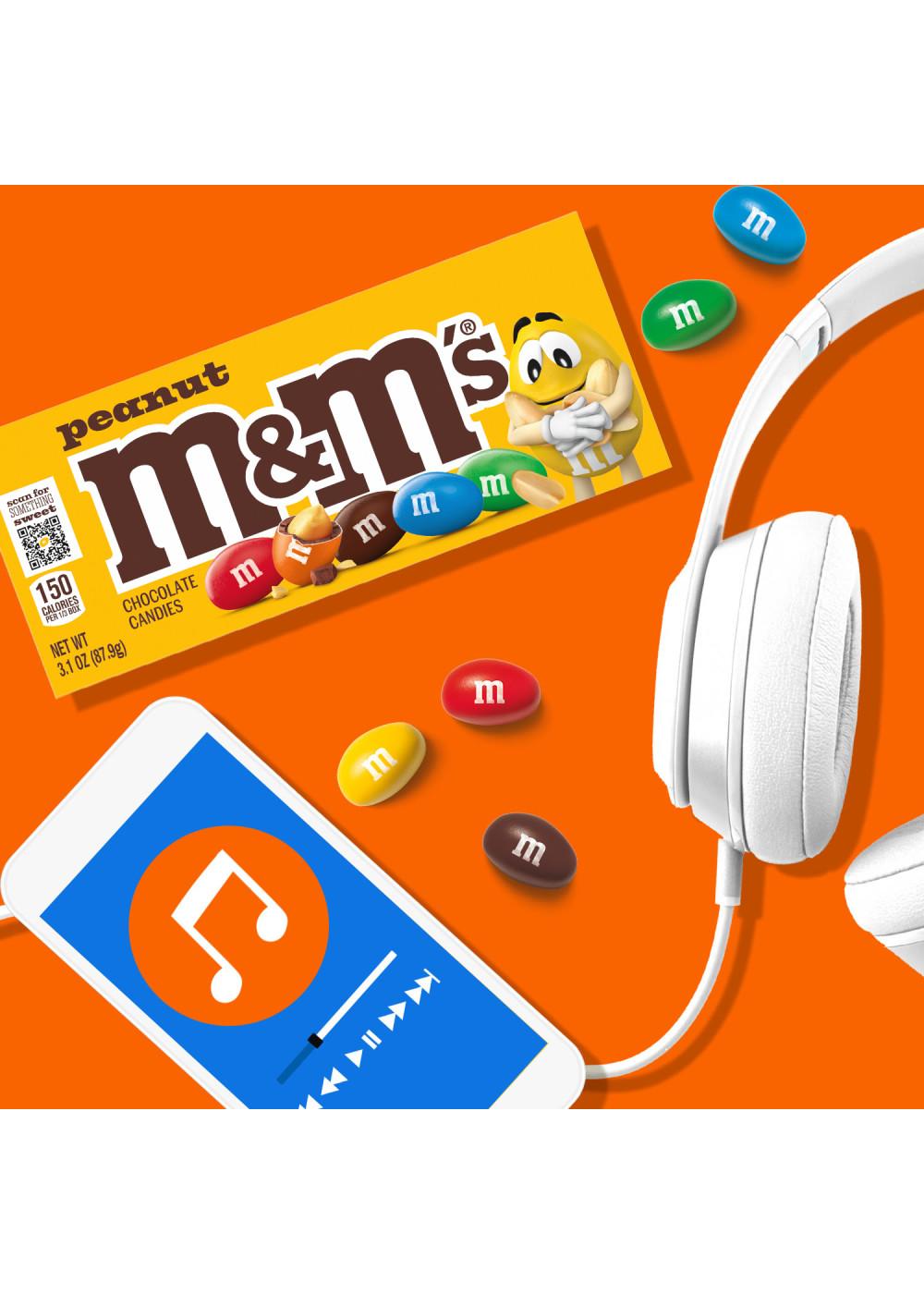 M&M'S Peanut Milk Chocolate Candy Theater Box; image 7 of 10