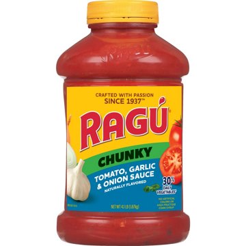 Ragu Chunky Tomato, Garlic and Onion Pasta Sauce, 66 oz