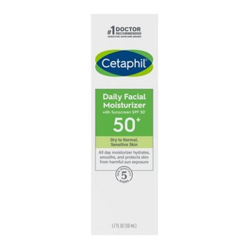 Cetaphil Daily Facial Moisturizer - SPF 50+, 1.7 oz