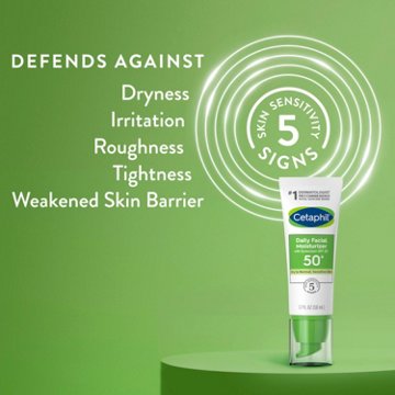 Cetaphil Daily Facial Moisturizer - SPF 50+, 1.7 oz
