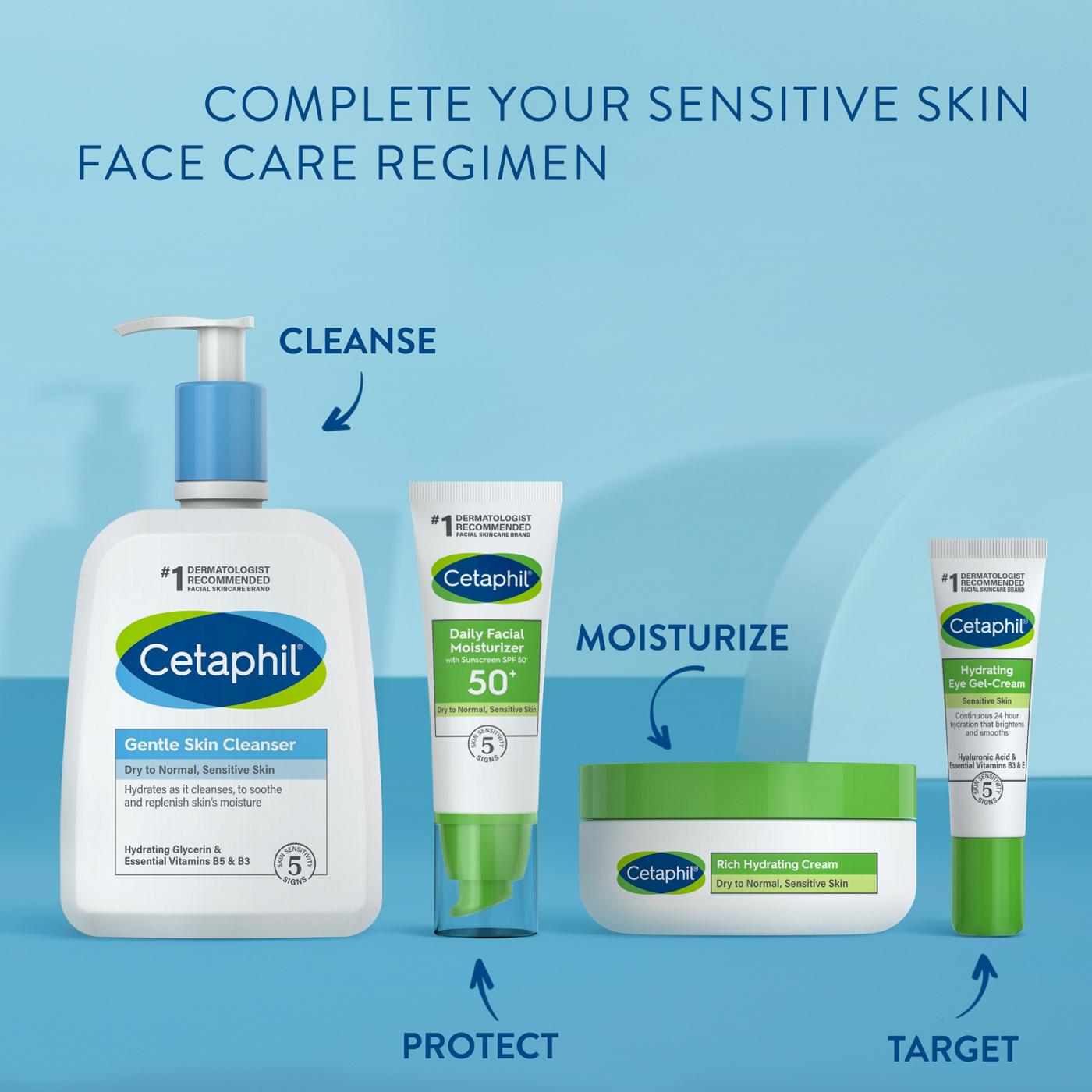 Cetaphil Daily Facial Moisturizer - SPF 50+; image 6 of 9