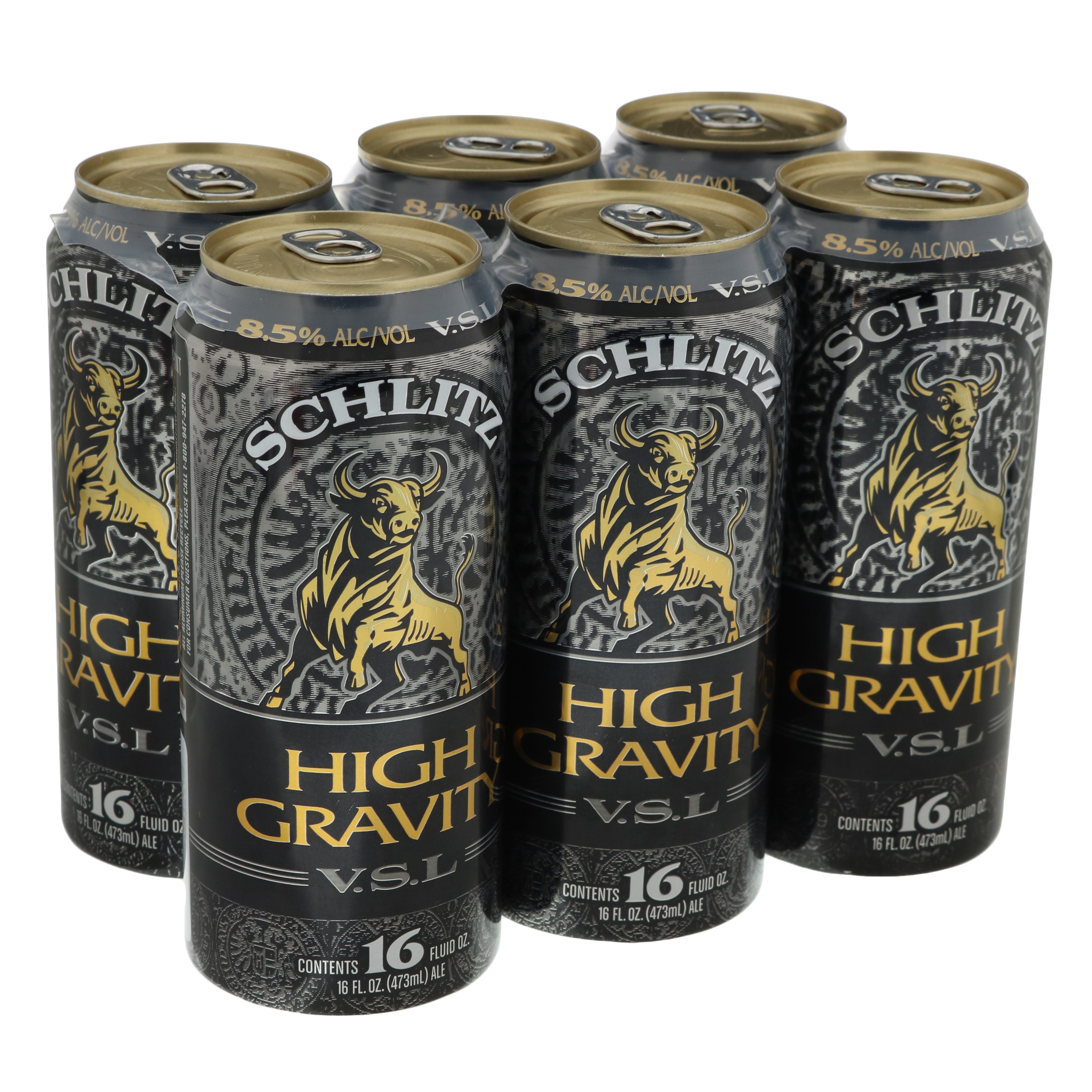 Schlitz High Gravity Beer 6 PK Cans Shop Malt Beverages & Coolers at